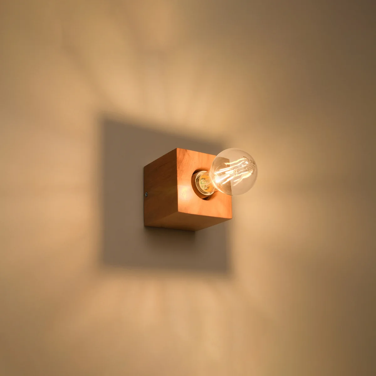 Wandlamp ARIZ naturel hout - Afbeelding 4