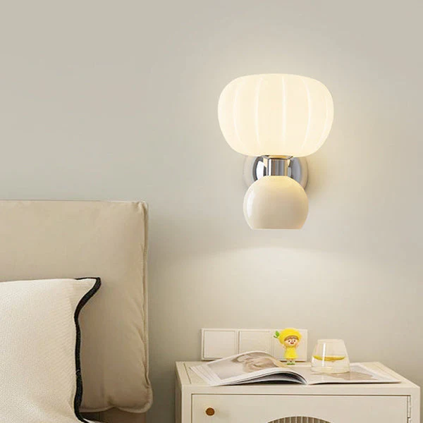 Moderne Led Wandlampen Crème - Afbeelding 2