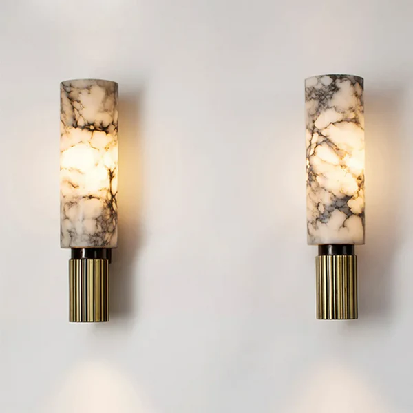 Luxe Marmeren Wandlamp Voor In Huis - Afbeelding 2