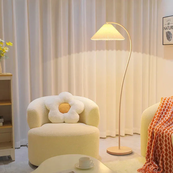 Moderne LED stoffen vloerlamp - Afbeelding 3