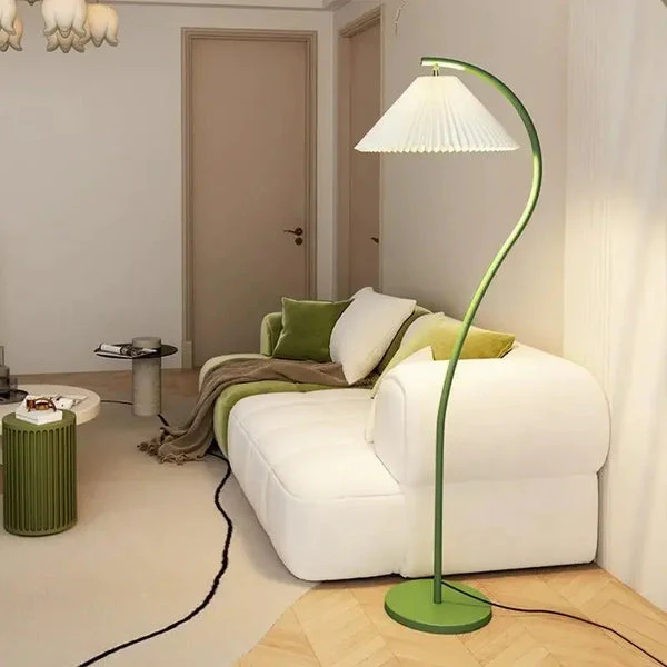 Moderne LED stoffen vloerlamp - Afbeelding 2