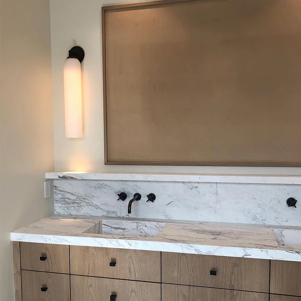 Moderne Glazen Wandlamp Voor In De Badkamer - Afbeelding 2