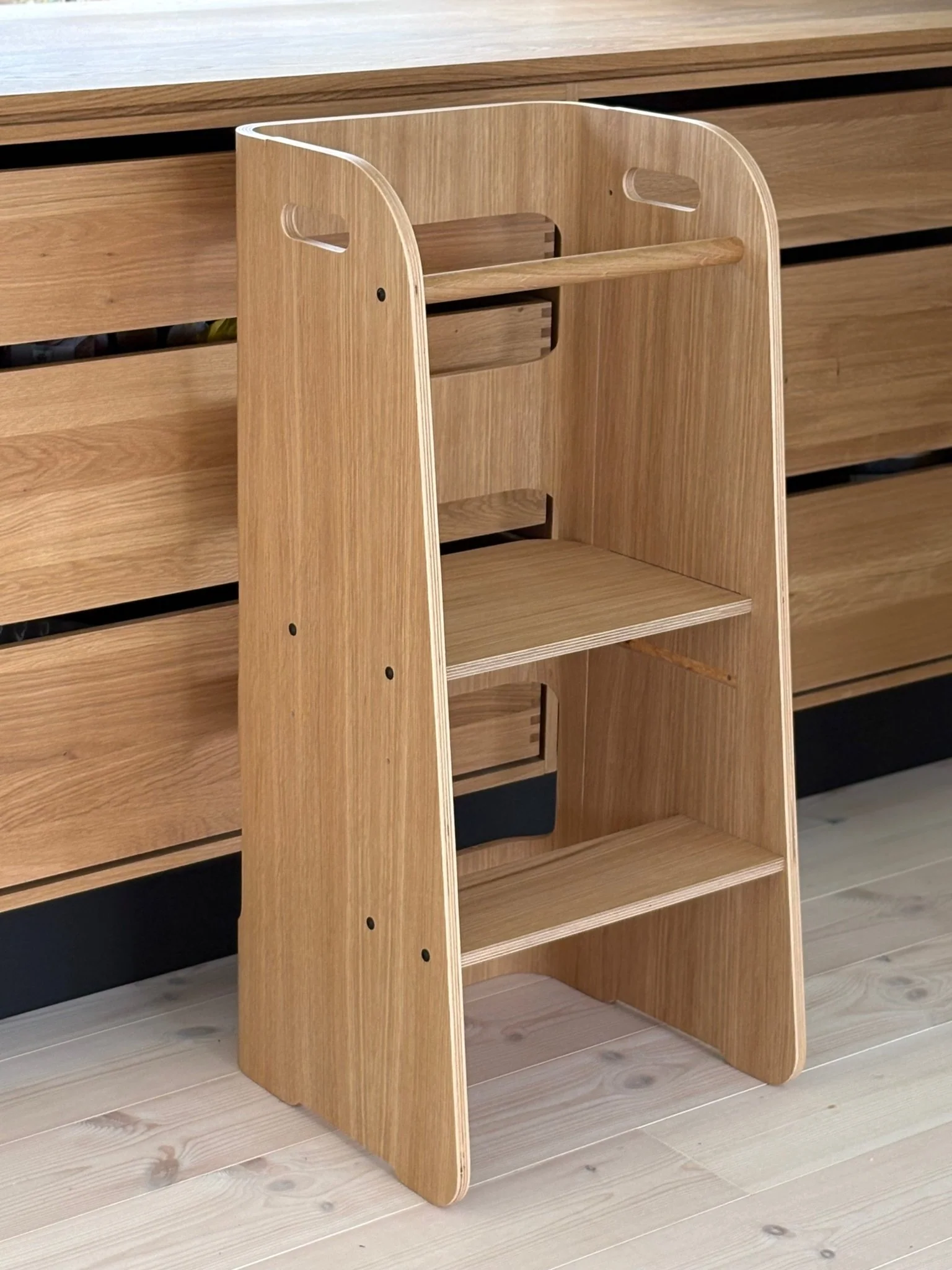 Curve Lab - Montessori Houten Leertoren - Oak - Afbeelding 2
