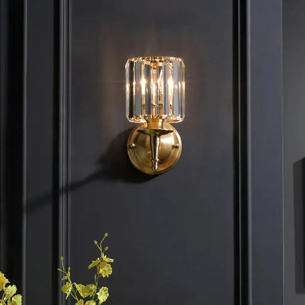 Vintage Luxe Kristallen Wandlamp - Afbeelding 7