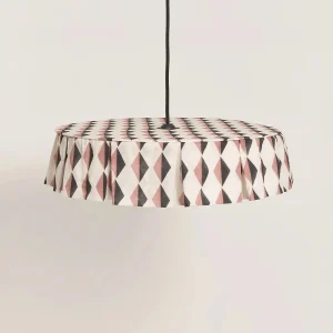 Nobodinoz - Vibes collectie - Lampenkap Auburn black harlequin diam. 50cm
