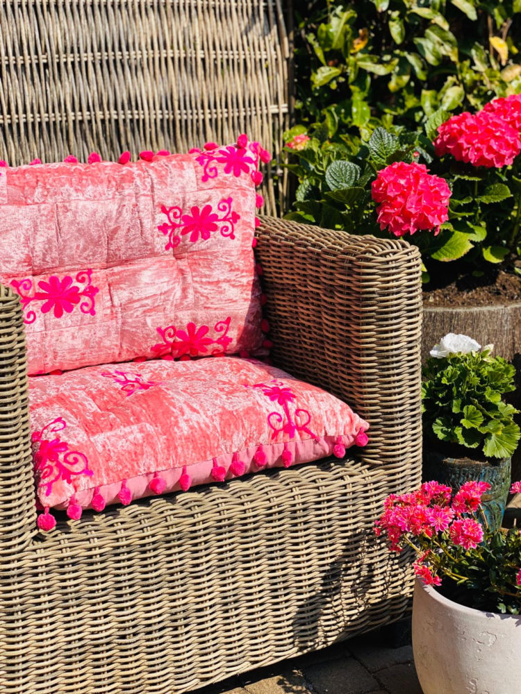 Oosters pallet/matraskussen Roze