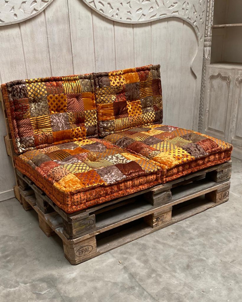 Oosterse palletkussens set Roest - Afbeelding 5