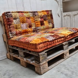 Oosterse palletkussens set Roest