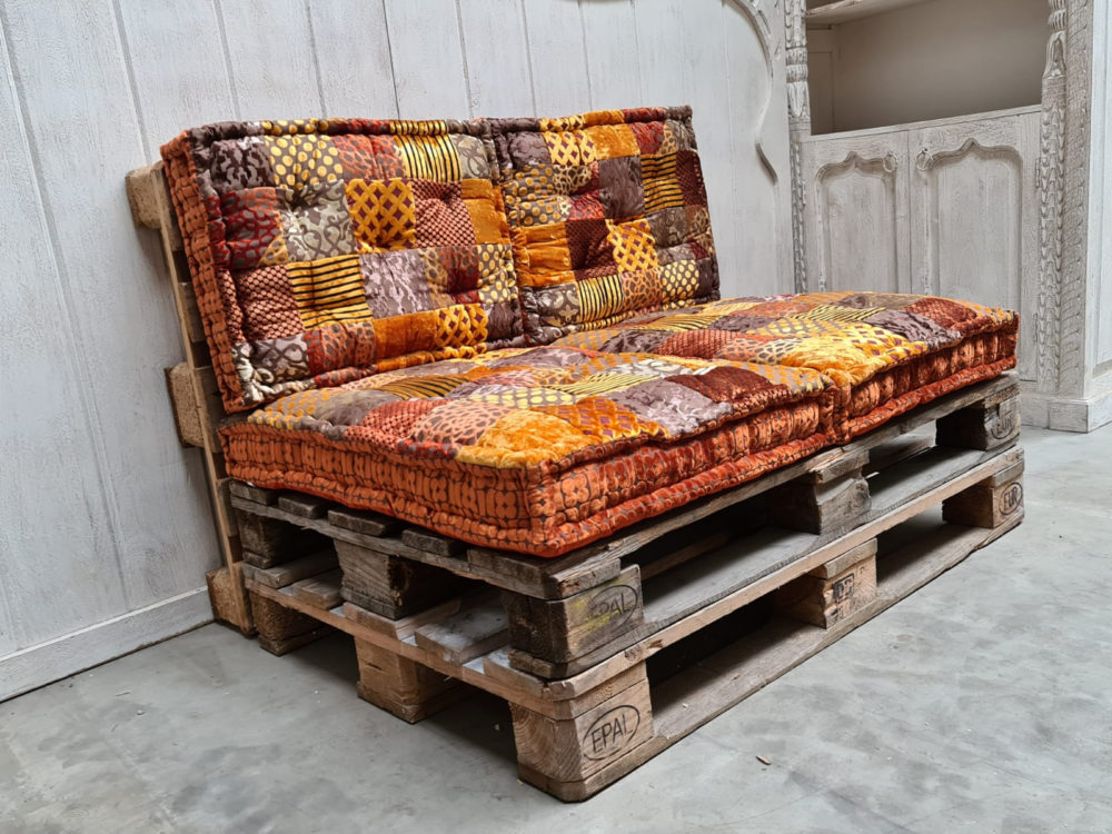 Oosterse palletkussens set Roest - Afbeelding 2