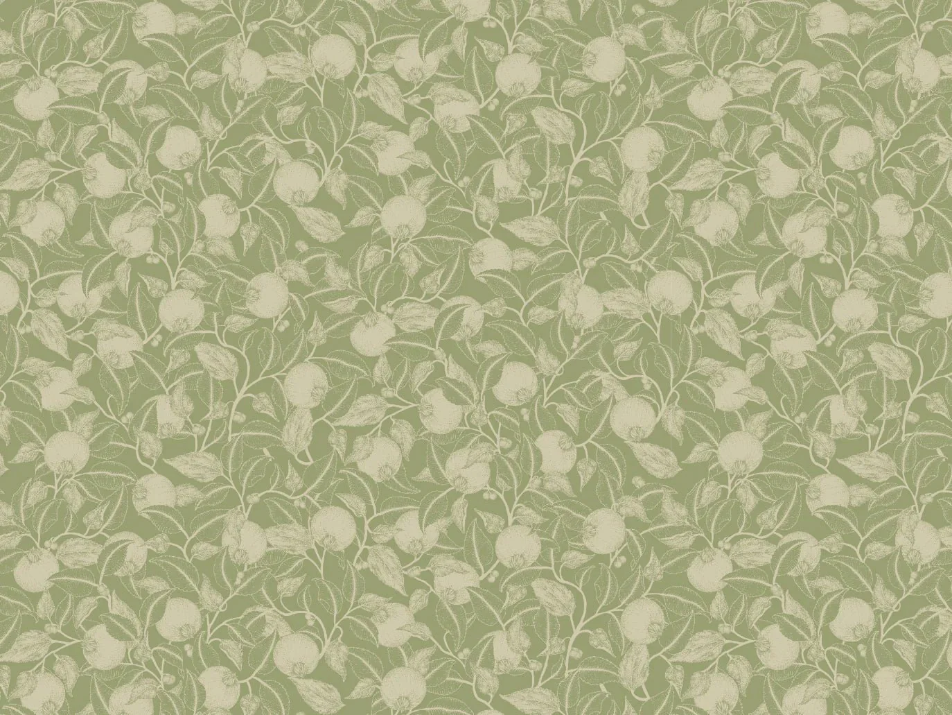 Behang Summer Gray - Bloemenbehang - Pomegranate - Appelgroen - Afbeelding 7