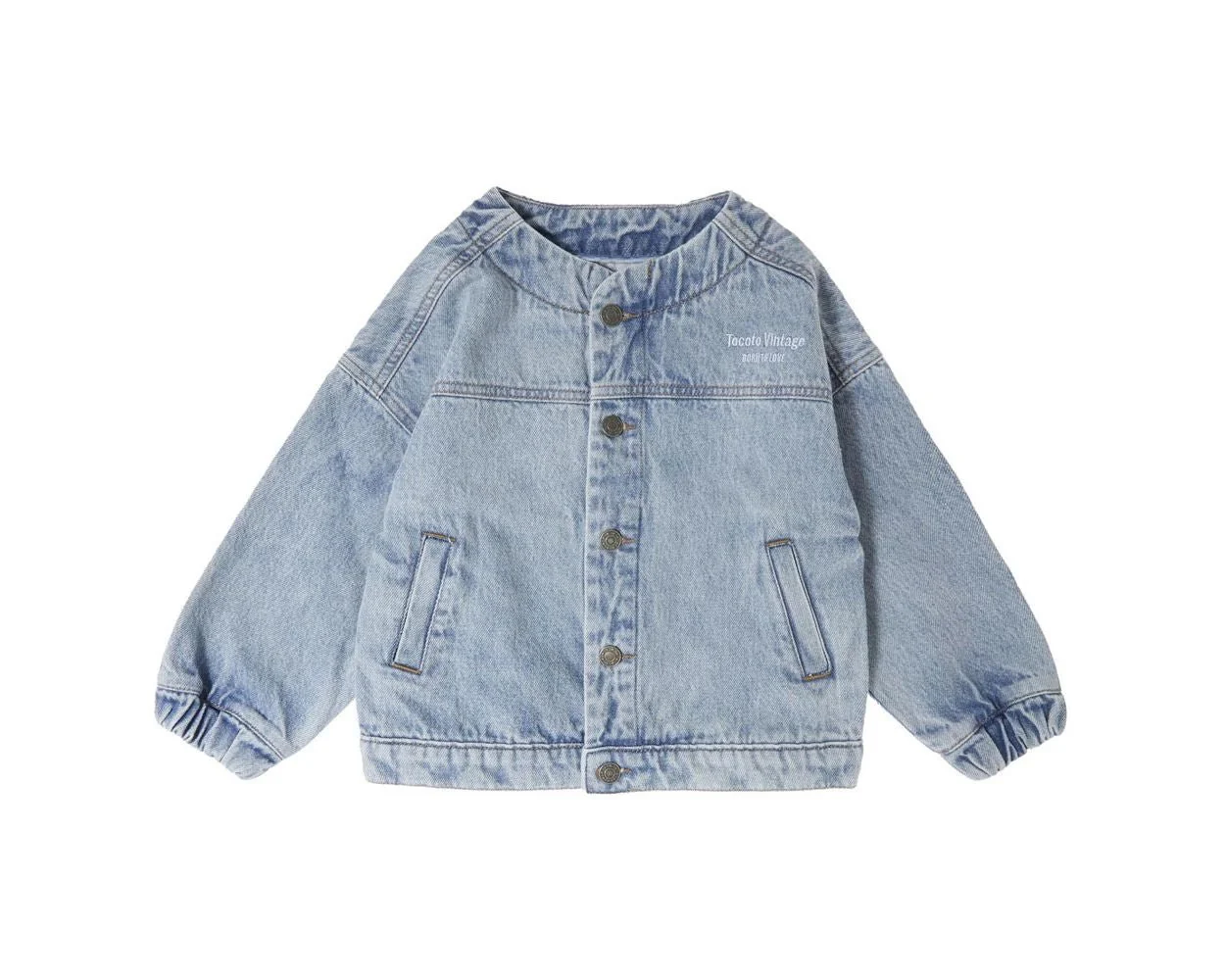Tocoto Vintage - Blue Denim Jacket - Afbeelding 2