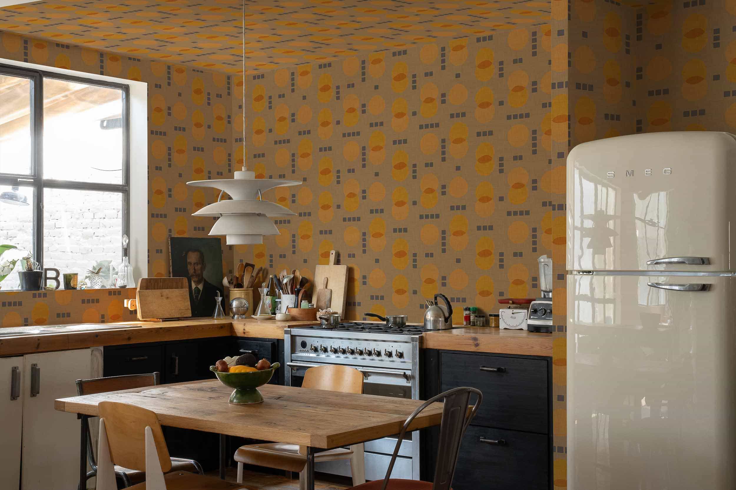 Tres Tintas behang - Rebel Dots - Yellow - Afbeelding 3