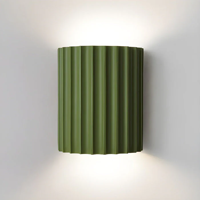 Moderne Halfronde Wandlamp Van Hars Voor De Woonkamer - Afbeelding 7