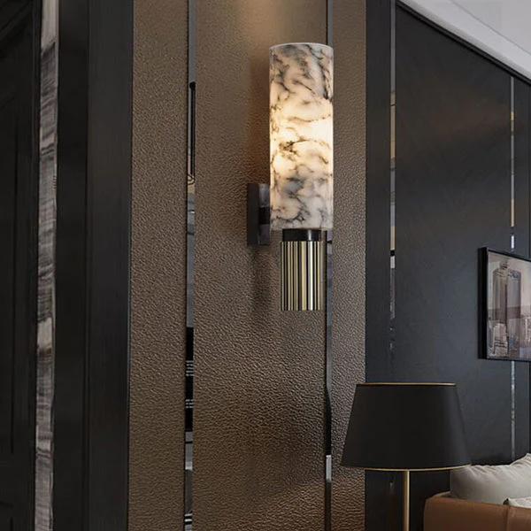Luxe Marmeren Wandlamp Voor In Huis - Afbeelding 5