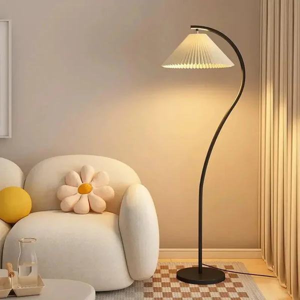 Moderne LED stoffen vloerlamp - Afbeelding 4