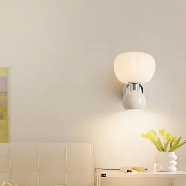Moderne Led Wandlampen Crème - Afbeelding 6
