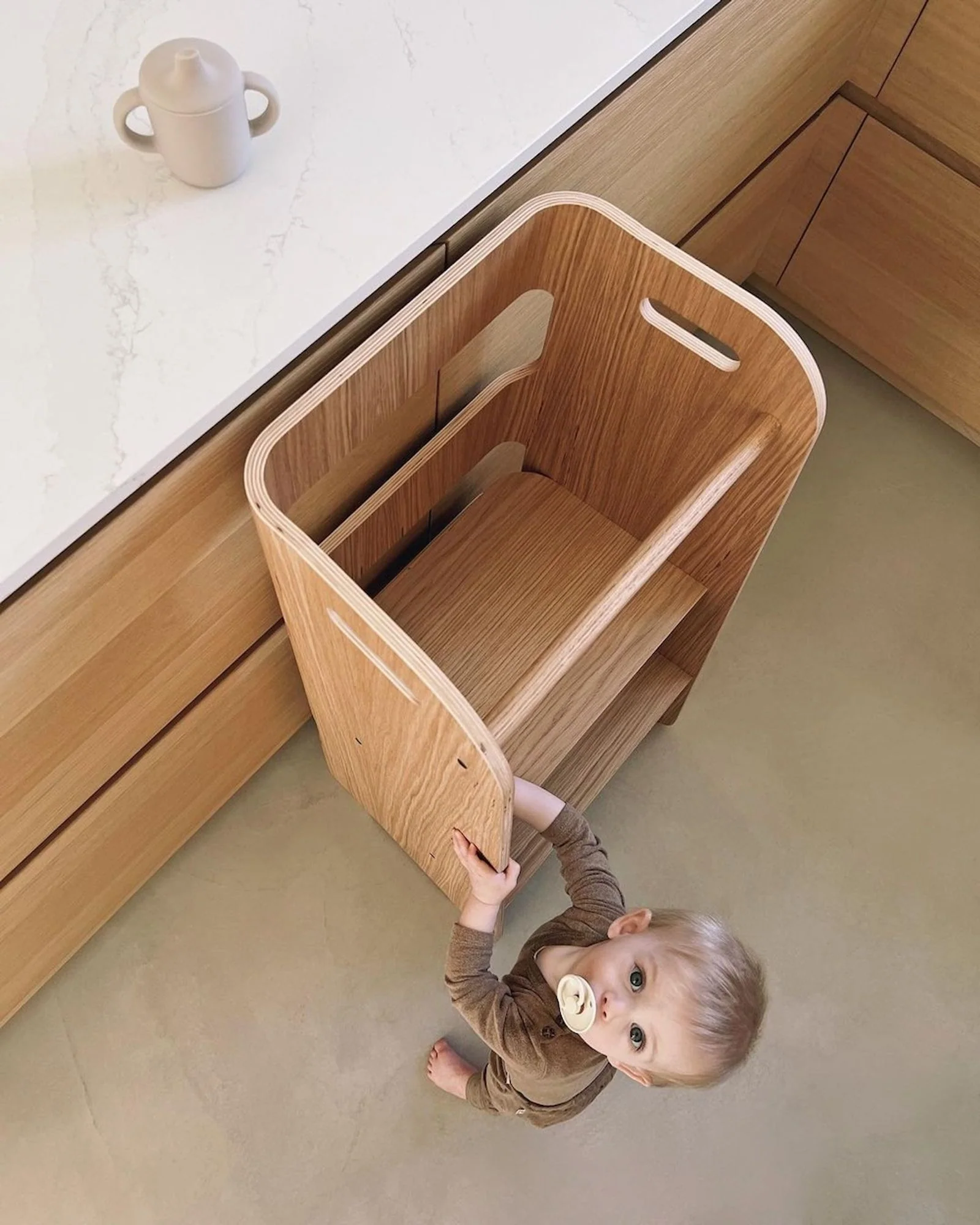 Curve Lab - Montessori Houten Leertoren - Oak - Afbeelding 9