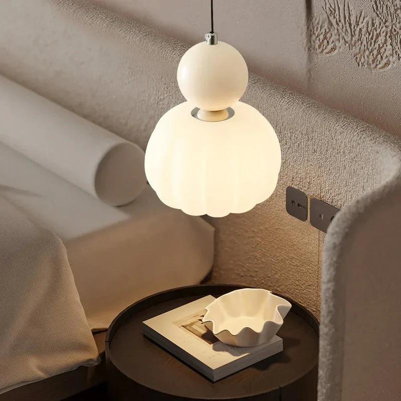 Scout Creme Art Deco Hanglamp voor in de Slaapkamer - Afbeelding 3
