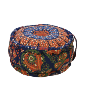 Oosters meditatiekussen blauw