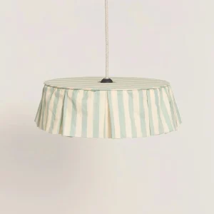 Nobodinoz - Vibes collectie - Lampenkap Turqouise Stripes diam. 40cm