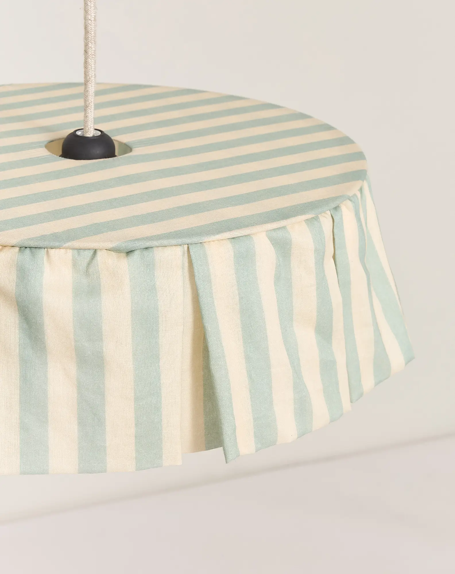 Nobodinoz - Vibes collectie - Lampenkap Turqouise Stripes diam. 40cm - Afbeelding 5