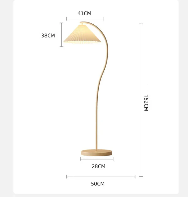 Moderne LED stoffen vloerlamp - Afbeelding 8